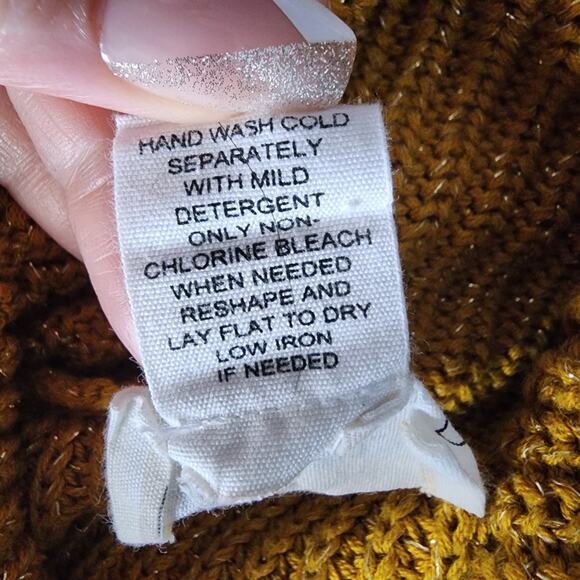 For the Republic Striped Multicolor Shimmer Knit Sweater | Women's Large - Picture 13 of 13